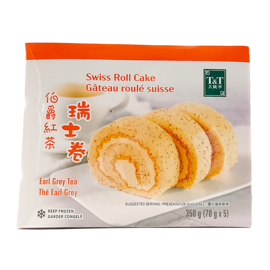 T&T Earl Grey Tea Swiss Roll Cake (5x70g)