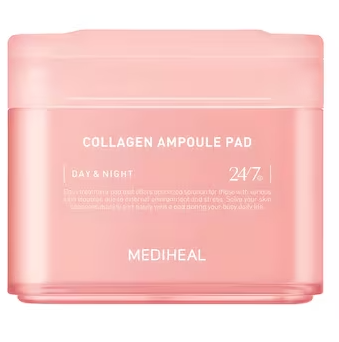Mediheal Collagen Ampoule Pad (100 Pads) Firming Toner Mask Pads K-Beauty
