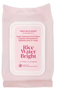 Rice Water Bright Vegan Cleansing Facial Wipes