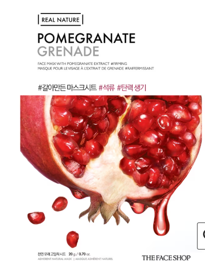 The Face Shop  Real Nature Pomegranate Face Mask
