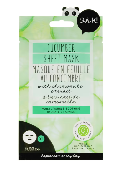 Oh K!  Cucumber Sheet Mask