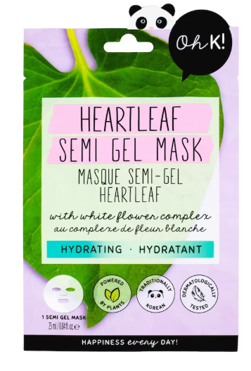 Oh K!  Heartleaf Semi Gel Mask