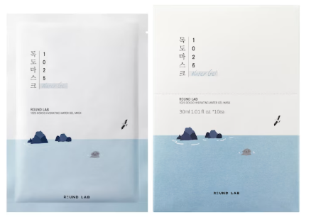 Round Lab 1025 Dokdo Water Gel Mask - 1 BOX / 10 PCS