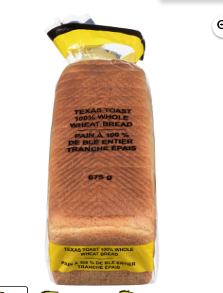 Wonder Bread, Texas Whole Wheat Sandwich
