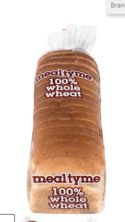 Bread 100% Whole Wheat