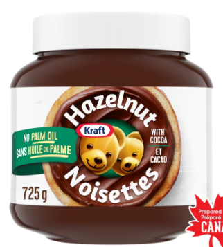 Kraft Hazelnut Spread With Cocoa