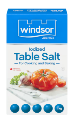 Windsor Iodized Table Salt