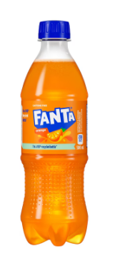 FANTA Soda Orange Bottles