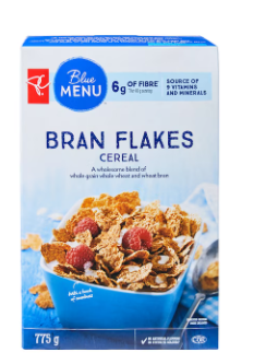 Zoom PC Blue Menu Bran Flakes Cereal