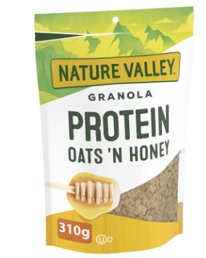 Nature Valley Protein Granola, Oats 'n Honey, Healthy Snack and Cereal