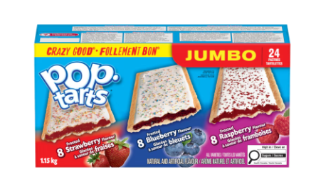 Kelloggs Poptarts Jumbo Pastries