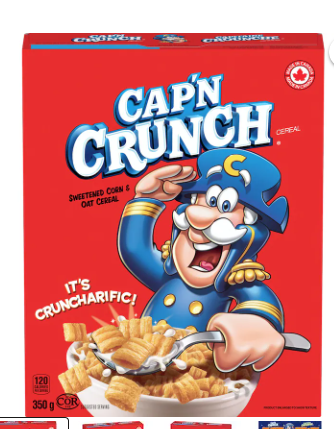 Zoom Cap'n Crunch Sweetened Corn & Oat Cereal