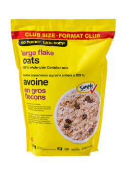 No Name Large Flake 100% Whole Grain Oats Club Size 2.25 kg