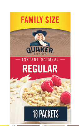 Quaker Regular Family Size Instant Oatmeal