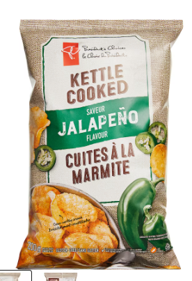 President's Choice Jalapeno Flavour Kettle Cooked Chips