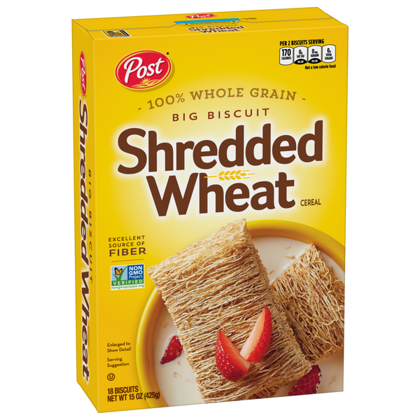 Post Shredded Wheat Big Biscuit Cereal, 425 g