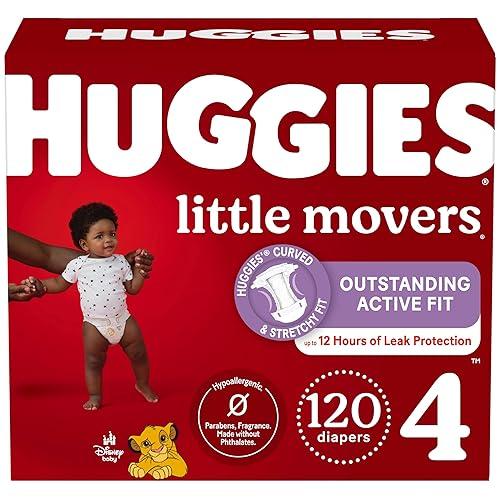 Huggies Little Movers Diapers Size 4