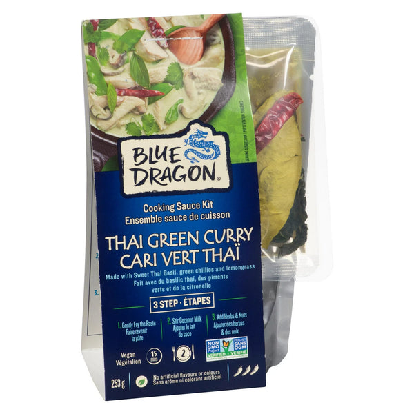 Blue Dragon Thai Green Curry 3pc Kit 253 G