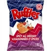 Ruffles Spicy All Dressed flavoured Potato Chips, 180 g