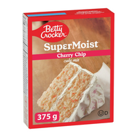 Betty Crocker Supermoist Cake Mix, Cherry Chip 375g