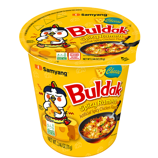 Samyang Buldak Cheese Spicy Chicken Ramen Cup 0.070g