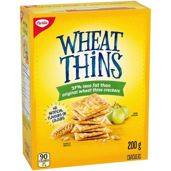 Wheat Thins Light Crackers 200g.