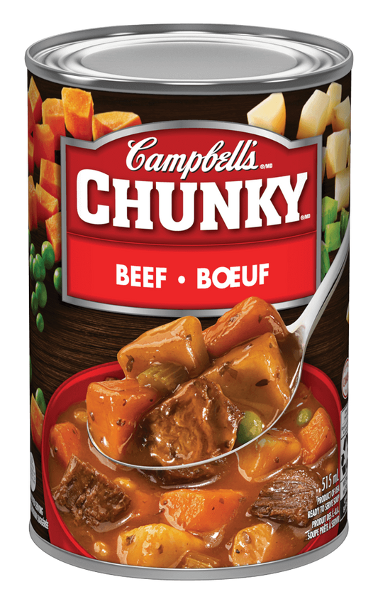 Campbells Chunky Beef Soup 515 ML.