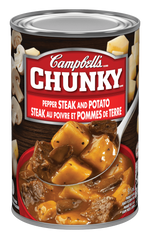 Campbells Chunky Pepper Steak Potato 515 ML.