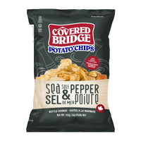 Covered Bridge Salt Cracked Pepper Potato Chips 170g