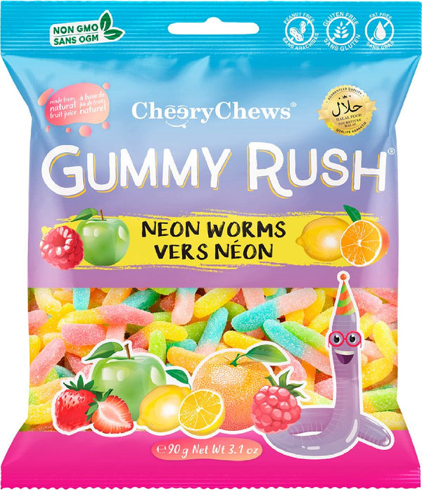 Gummy Rush Neon Worms