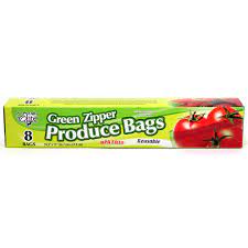 Chef Zipper Produce Bag  Large 8 Pk