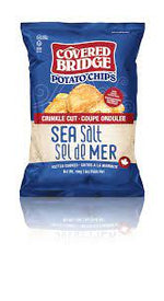 Covered Bridge Crinkle Cut Sea Salt Chips 170g