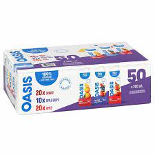OASIS TETRA DRINKS ASSORTED 50X200 ML
