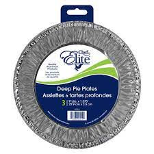 Chef Elite 9 Inch Pie Plates 3 Pk