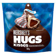 Hershey's hugs kisses white chocolate 180g