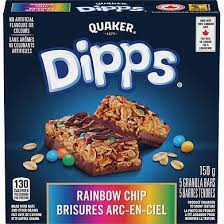 Quaker Dipps Rainbow Chip 150g
