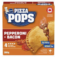 Pillsbury Pepperoni And Bacon Pizza Pops  4pack -380g