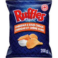 Ruffles Cheddar Sour Cream Potato Chips 200g