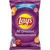 Lay's All Dressed flavoured Potato Chips, 220 g