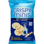 Quaker Crispy Minis Brown Rice Chips Salt & Vinegar, 100g