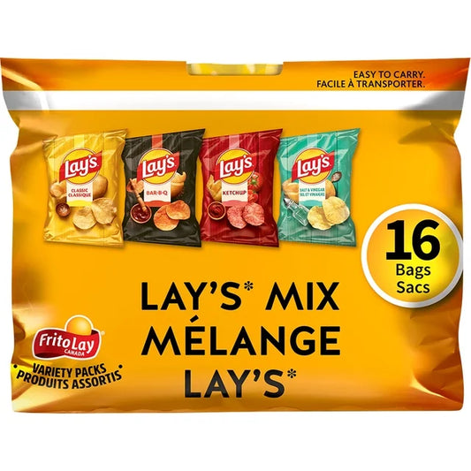Frito-Lay Lay's Mix Snacks Variety Pack 16x28g bags