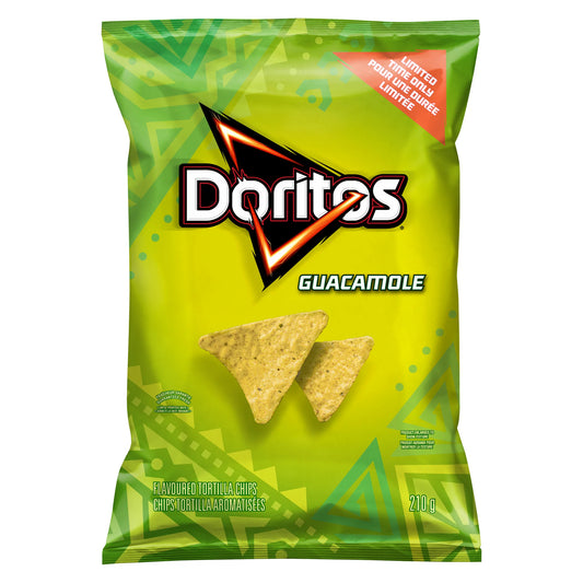 Doritos Guacamole Flavoured Tortilla Chips, 210 g.