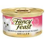 Fancy Feast Grilled Salmon & Shrimp in Gravy, Wet Cat Food 85g