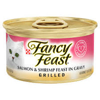 Fancy Feast Grilled Salmon & Shrimp in Gravy, Wet Cat Food 85g