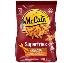 Mccain Spicy Superfries Extra Crispy Straight Cut 650 gm