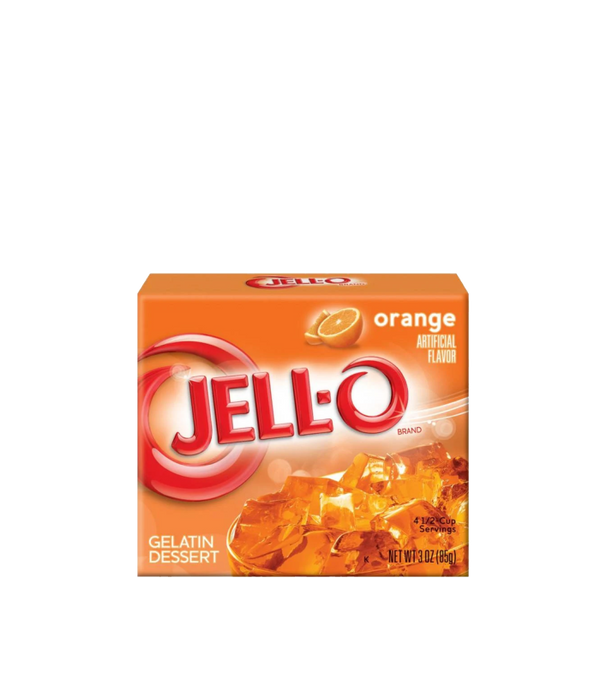 Jell-O Orange Jelly Powder, Gelatin Mix, Box, Caseine-Free, 85g