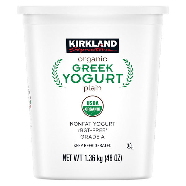 Kirkland Signature Organic Greek Yogurt, 1.36 kg