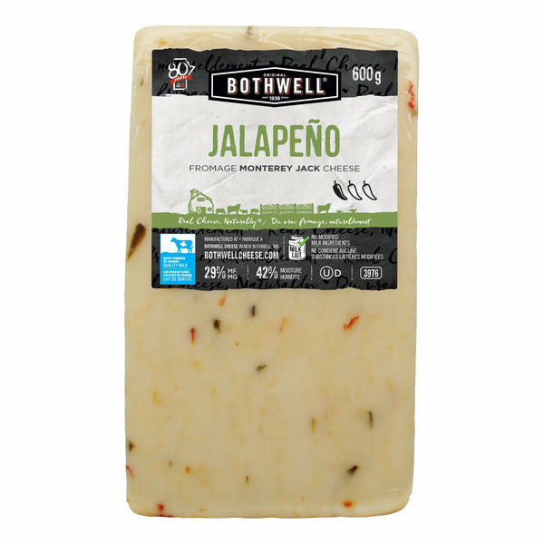 Bothwell Jalapeño Monterey Jack Cheese, 600 g
