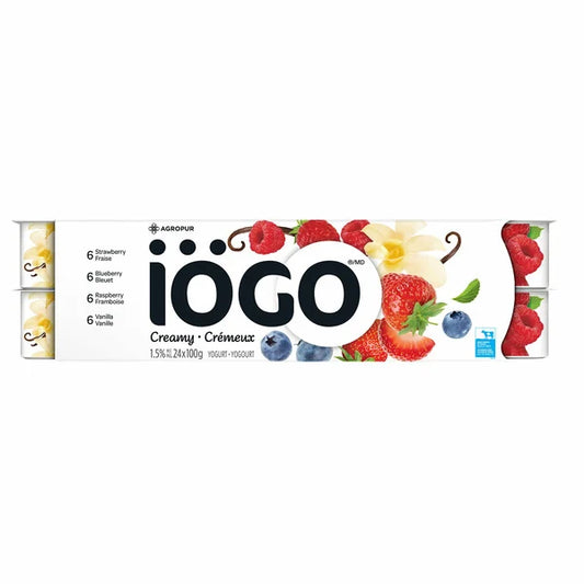 IÖGO 1.5% Yogurt	24 x 100 g