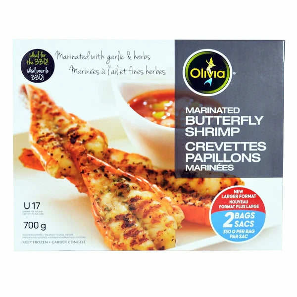 Olivia Marinated Butterfly Shrimp	700 g